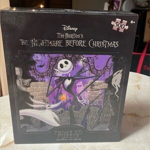 The nightmare before Christmas 500 piece 3D puzzle, used once